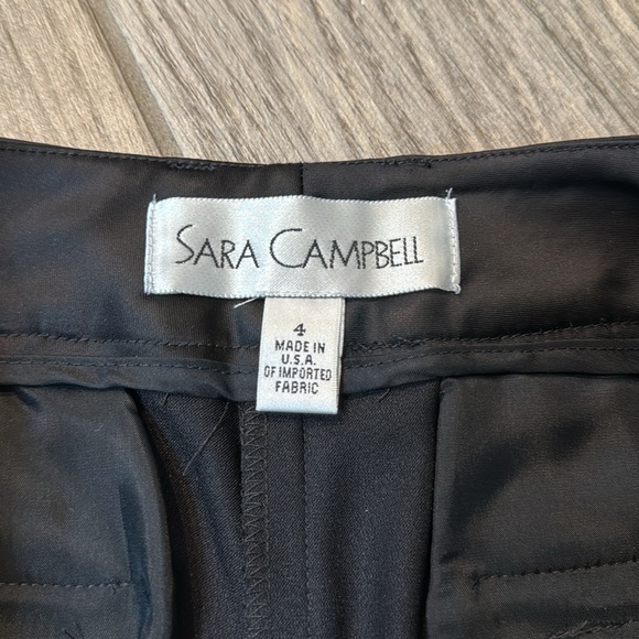 Sara Campbell Woman’s Satin Pants Size 4 Black - Picture 8 of 15